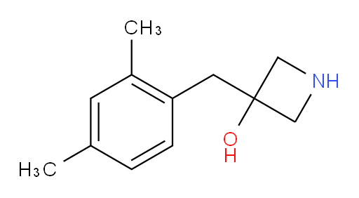 3-[(2,4-dimethylphenyl)methyl]azetidin-3-ol