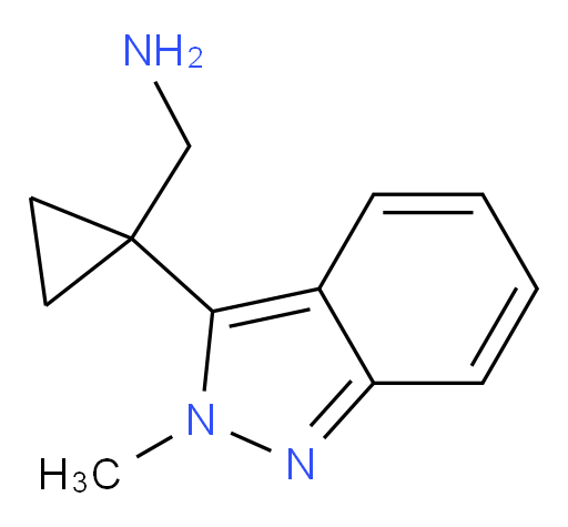 [1-(2-methyl-2H-indazol-3-yl)cyclopropyl]methanamine
