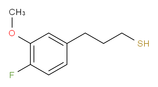 3-(4-fluoro-3-methoxyphenyl)propane-1-thiol