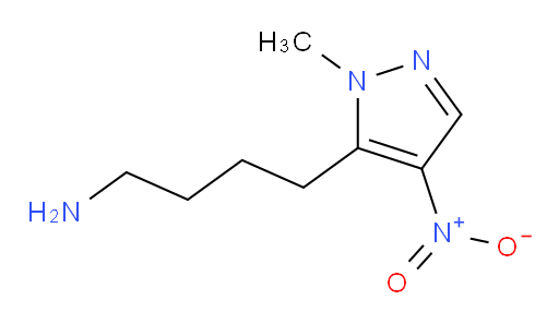 4-(1-methyl-4-nitro-1H-pyrazol-5-yl)butan-1-amine
