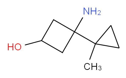 3-amino-3-(1-methylcyclopropyl)cyclobutan-1-ol