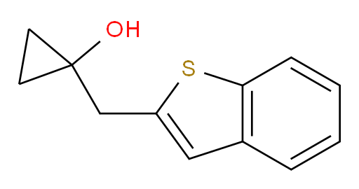 1-[(1-benzothiophen-2-yl)methyl]cyclopropan-1-ol