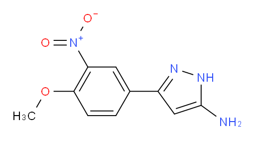 3-(4-methoxy-3-nitrophenyl)-1H-pyrazol-5-amine