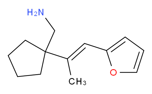 {1-[1-(furan-2-yl)prop-1-en-2-yl]cyclopentyl}methanamine