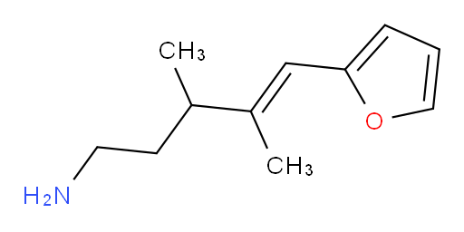 5-(furan-2-yl)-3,4-dimethylpent-4-en-1-amine