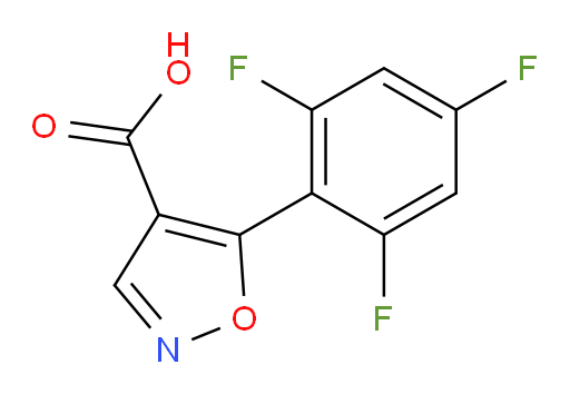 5-(2,4,6-trifluorophenyl)-1,2-oxazole-4-carboxylic acid