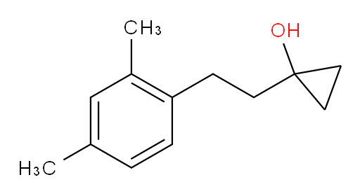 1-[2-(2,4-dimethylphenyl)ethyl]cyclopropan-1-ol