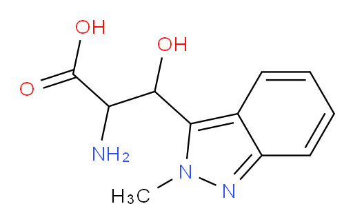 2-amino-3-hydroxy-3-(2-methyl-2H-indazol-3-yl)propanoic acid