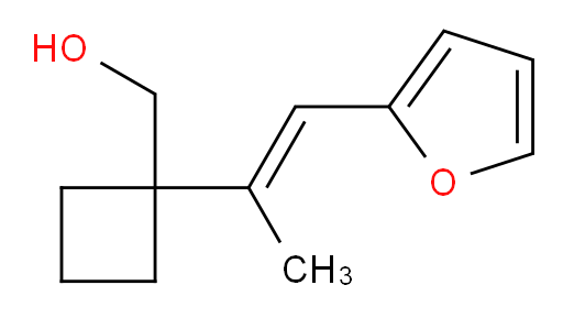 {1-[1-(furan-2-yl)prop-1-en-2-yl]cyclobutyl}methanol