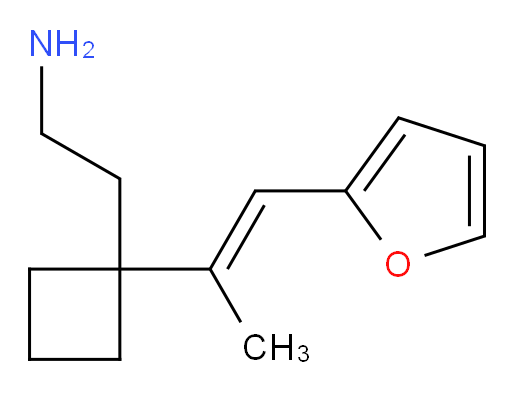 2-{1-[1-(furan-2-yl)prop-1-en-2-yl]cyclobutyl}ethan-1-amine