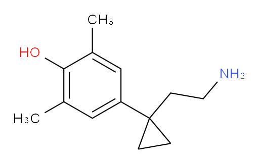 4-[1-(2-aminoethyl)cyclopropyl]-2,6-dimethylphenol