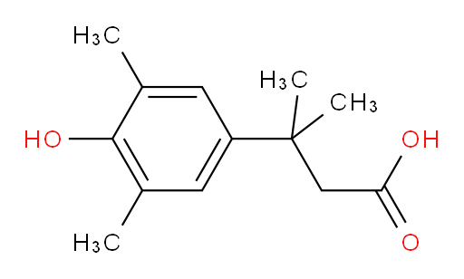 3-(4-hydroxy-3,5-dimethylphenyl)-3-methylbutanoic acid