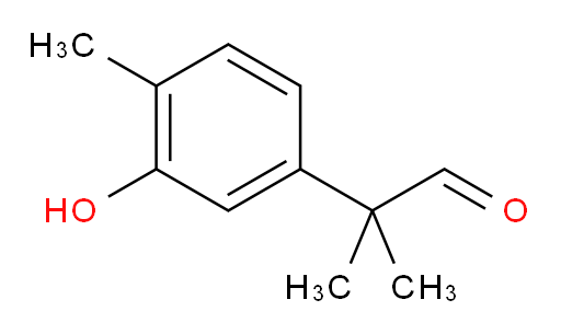 2-(3-hydroxy-4-methylphenyl)-2-methylpropanal