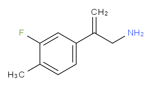2-(3-fluoro-4-methylphenyl)prop-2-en-1-amine