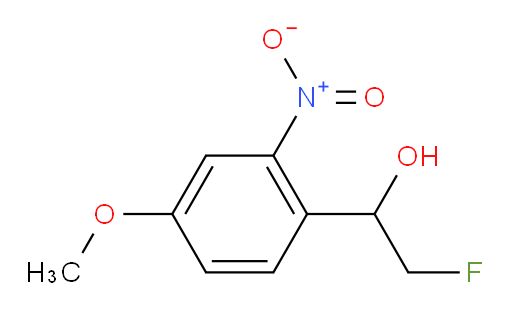 2-fluoro-1-(4-methoxy-2-nitrophenyl)ethan-1-ol