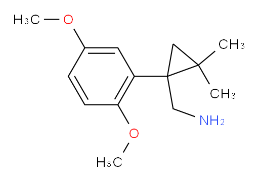 [1-(2,5-dimethoxyphenyl)-2,2-dimethylcyclopropyl]methanamine