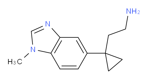 2-[1-(1-methyl-1H-1,3-benzodiazol-5-yl)cyclopropyl]ethan-1-amine