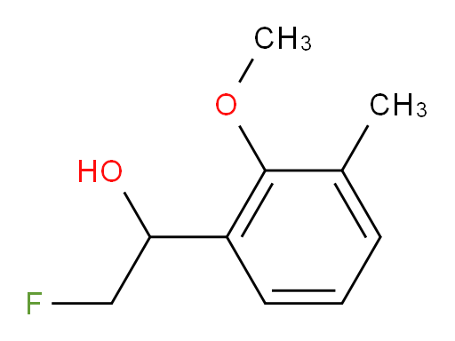 2-fluoro-1-(2-methoxy-3-methylphenyl)ethan-1-ol
