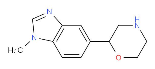 1-methyl-5-(morpholin-2-yl)-1H-1,3-benzodiazole
