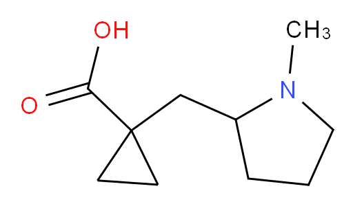 1-[(1-methylpyrrolidin-2-yl)methyl]cyclopropane-1-carboxylic acid