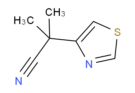 2-methyl-2-(1,3-thiazol-4-yl)propanenitrile