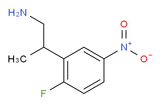 2-(2-fluoro-5-nitrophenyl)propan-1-amine