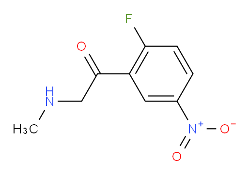 1-(2-fluoro-5-nitrophenyl)-2-(methylamino)ethan-1-one