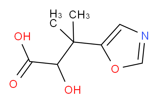 2-hydroxy-3-methyl-3-(1,3-oxazol-5-yl)butanoic acid