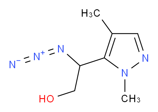2-azido-2-(1,4-dimethyl-1H-pyrazol-5-yl)ethan-1-ol