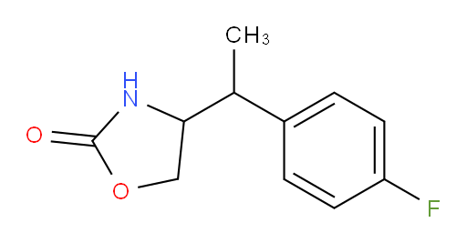 4-[1-(4-fluorophenyl)ethyl]-1,3-oxazolidin-2-one