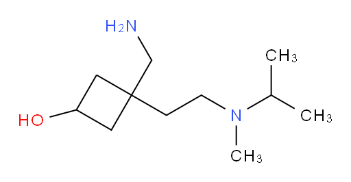 3-(aminomethyl)-3-{2-[methyl(propan-2-yl)amino]ethyl}cyclobutan-1-ol
