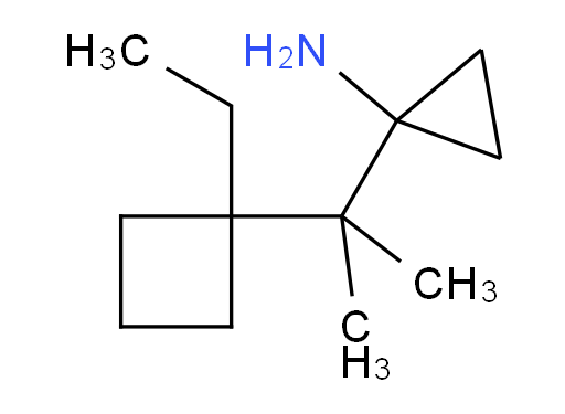1-[2-(1-ethylcyclobutyl)propan-2-yl]cyclopropan-1-amine