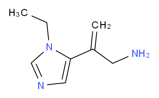2-(1-ethyl-1H-imidazol-5-yl)prop-2-en-1-amine