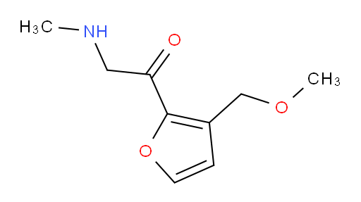 1-[3-(methoxymethyl)furan-2-yl]-2-(methylamino)ethan-1-one