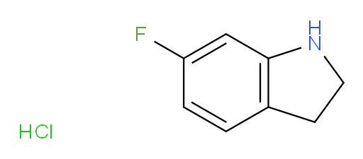 6-fluoro-2,3-dihydro-1H-indole hydrochloride