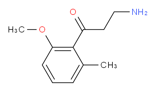 3-amino-1-(2-methoxy-6-methylphenyl)propan-1-one