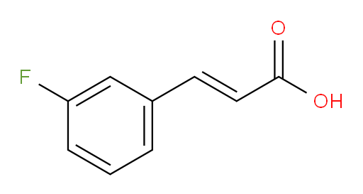 3-(3-fluorophenyl)prop-2-enoic acid