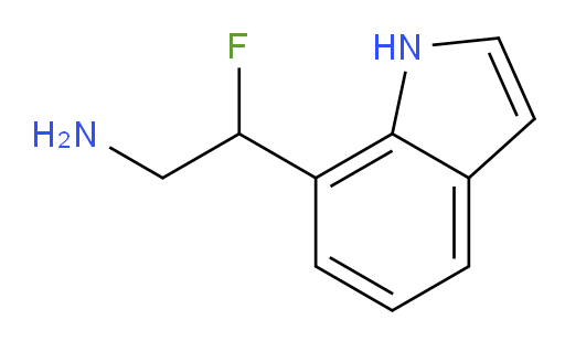 2-fluoro-2-(1H-indol-7-yl)ethan-1-amine