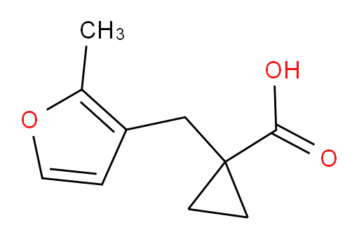 1-[(2-methylfuran-3-yl)methyl]cyclopropane-1-carboxylic acid