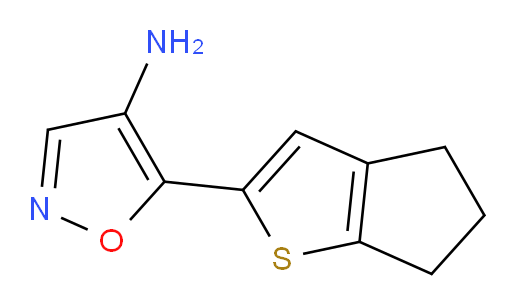 5-{4H,5H,6H-cyclopenta[b]thiophen-2-yl}-1,2-oxazol-4-amine