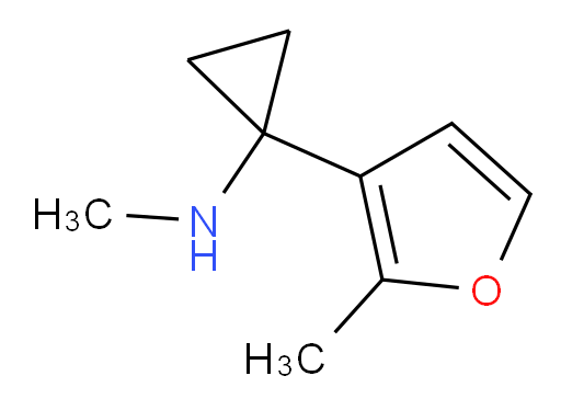 N-methyl-1-(2-methylfuran-3-yl)cyclopropan-1-amine