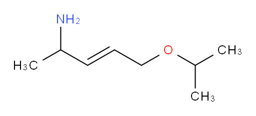 5-(propan-2-yloxy)pent-3-en-2-amine