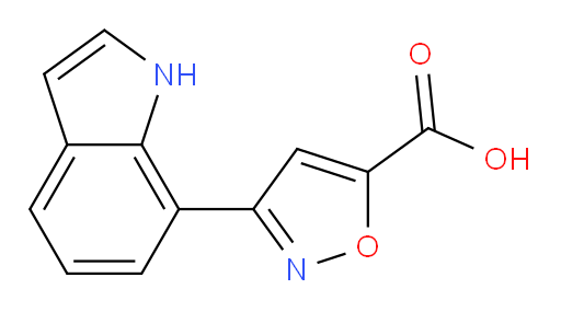3-(1H-indol-7-yl)-1,2-oxazole-5-carboxylic acid