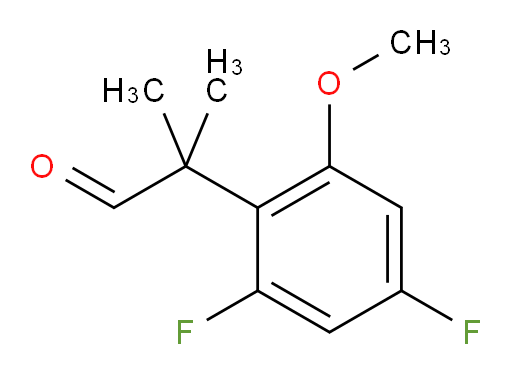 2-(2,4-difluoro-6-methoxyphenyl)-2-methylpropanal