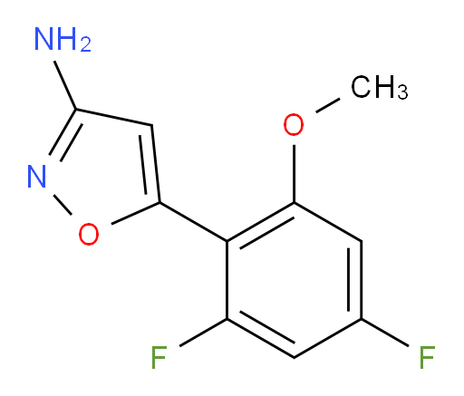 5-(2,4-difluoro-6-methoxyphenyl)-1,2-oxazol-3-amine