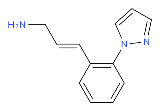 3-[2-(1H-pyrazol-1-yl)phenyl]prop-2-en-1-amine