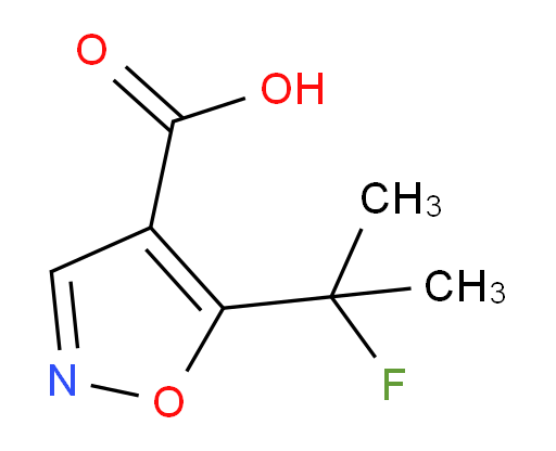 5-(2-fluoropropan-2-yl)-1,2-oxazole-4-carboxylic acid