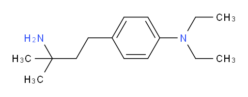 4-(3-amino-3-methylbutyl)-N,N-diethylaniline