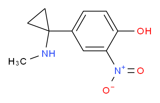 4-[1-(methylamino)cyclopropyl]-2-nitrophenol