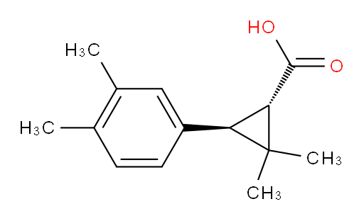rac-(1R,3R)-3-(3,4-dimethylphenyl)-2,2-dimethylcyclopropane-1-carboxylic acid
